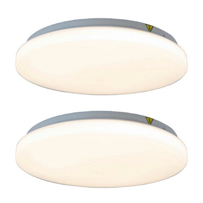 Set of 2 Maybel - Bathroom LED Flush Lights