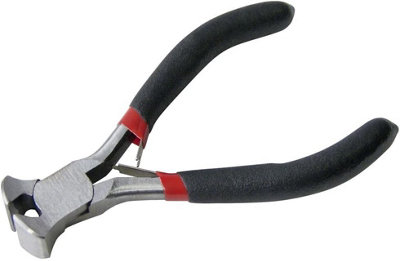 Set Of 2 Mini End Cutting Pliers 4.5 Inch Craft Jewellery Grip Handles Multi Purpose Staple Puller