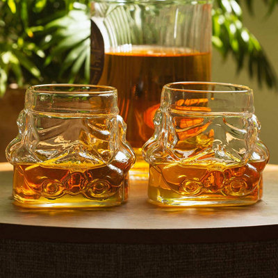 Set of 2 Original Stormtrooper Whiskey Glasses