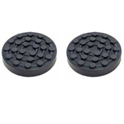 SET OF 2 PADS 2 Post Car Lift Ramp Rubber Pads - 123 mm - REAL RUBBER ...