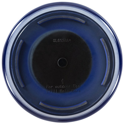 Set of 2 Plant Pots KOKKINO Stone 46 cm Navy Blue