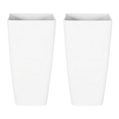 Set of 2 Plant Pots MODI Stone 30 cm