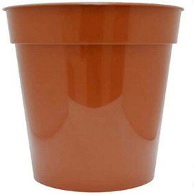 Set of 2 Plastic Plant Nursery Seeding Garden Indoor Outdoor Balcony Container for Fruit Flower Pot 25cm