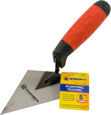 Set Of 2 Pointing Trowel Handle Grip Brick Jointer Tuck Bricklayer Bricklaying 5 Inch