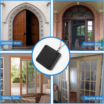 HENGXIA Punch-Free Automatic Sensor Door Closer, 3 Pack Multifunctional