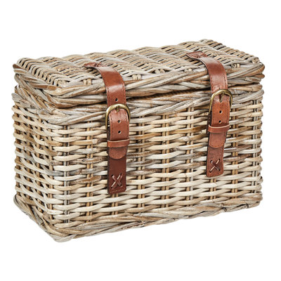 Set of 2 Rattan Boxes Light IRBID