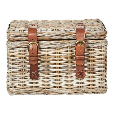 Set of 2 Rattan Boxes Light IRBID