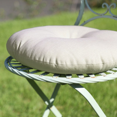 Seat Pads Round Outdoor Pillows For Chairs Set Of Round Grey