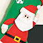 Set of 2 Santa Hanging Legs Xmas Tree Decoration Christmas Gift Bag Christmas Stocking
