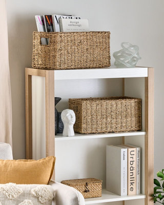 Set of 2 Seagrass Baskets Light DONGHA