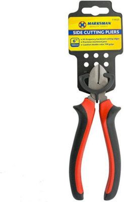 Set Of 2 Side Cutting Pliers Cutter Electric Wire Easy Grip 160Mm 6 Inch