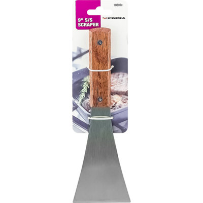 Set Of 2 Stainless Steel Kitchen Scraper Hand Tool Multi Use Bbq ...