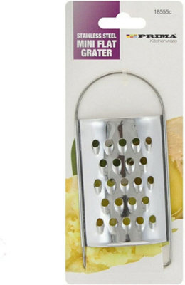 Set Of 2 Stainless Steel Mini Flat Grater Cheese Vegtables Kitchen Hand Tool