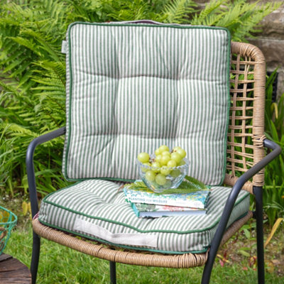 Grey garden shop seat pads