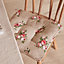 Set of 2 Vintage Floral Indoor Furniture Dining Chair, Sofa Box Mattress Cushion Seat Pads
