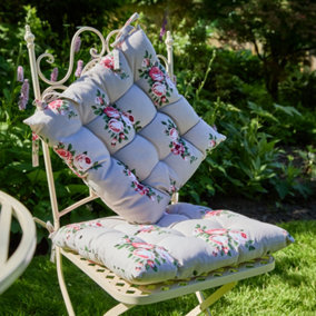 Vintage floral seat pads sales