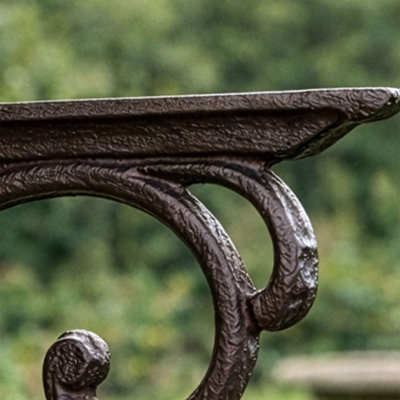 Set of 2 Vintage Style Wall Bracket Outdoor Basket Hanger Garden Hanging Basket Brackets