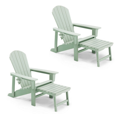 ADIRONDACK®  2脚セット 中古　美品 Tall Adirondack Chairs Set Of 2 With Table ACEGOSES