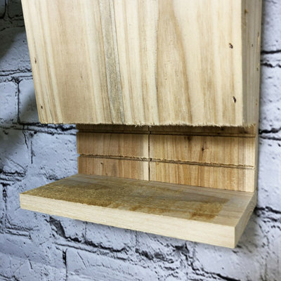 Set of 2 Wooden Bat Boxes with Landing Perch - 3