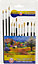 Set Of 24 Artist Paint Brush Set Painting Brushes Handle Bristles Art Tool