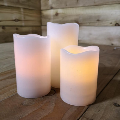 Set of 3 Battery Operated Candles Price Comparisons | Compare The Build