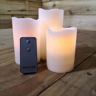 Set of 3 Battery Operated Candles - 3