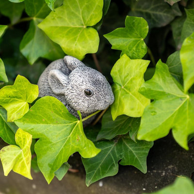 Set of 3 Bunny Rabbit Garden Ornaments