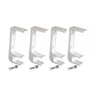 Set Of 3 Ceiling Wall Brackets For 40mm Torsion Bar Standard Manual XL Awnings
