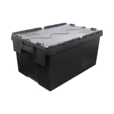 Set of 3 Eco-Friendly Recycled Plastic Storage Boxes with Lids ...