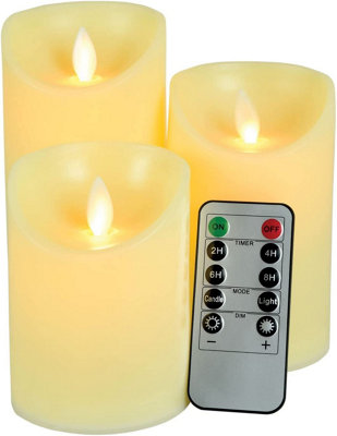 Battery candles deals with remote