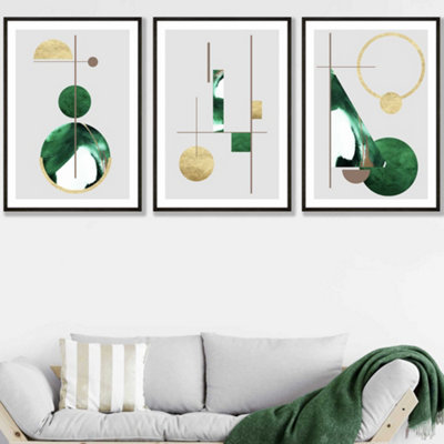 Poster Art Abstrait Moderne 50x70cm - Décoration Murale - Neuf