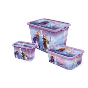 Set Of 3 Frozen Storage Box's.