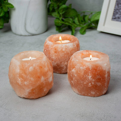 Himalayan salt deals votive candle holder