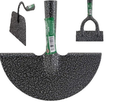 Set Of 3 Hoe Heads Heavy Duty Garden Tool Accessories Dutch, Draw, & Edge Hoes