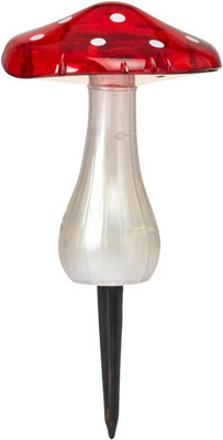 Set of 3 Mushroom Lights Garden Outdoor Décor Waterproof Ornaments for Garden - 9