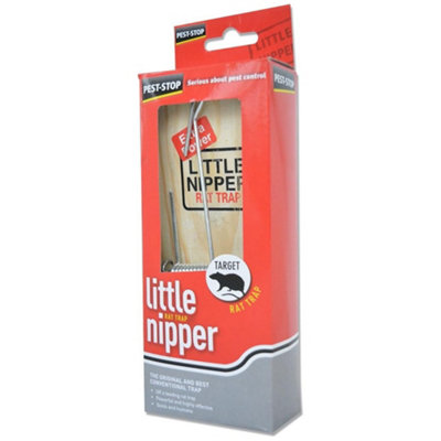 Trappola Per Topi PEST STOP Little Nipper, Modello Classico In Legno, Alta Efficacia, Rapida E Umana, 1 Pezzo