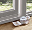 Set of 3 Silicone Door and Window Seals - High Quality TPE Draught Excluder Strips 2.5, 3.5 & 4.5cm Widths - Each Roll Measures 5m