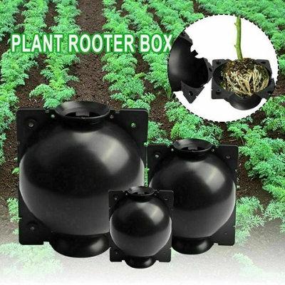 Set of 3 Small Plant Rooting Balls High Pressure Propagation Boxes for ...