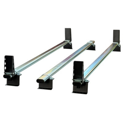 Set of 3 Tailored Roof Bars Ford Transit Custom 2013 - 2023