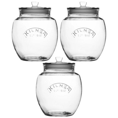 Kilner Push Top Storage Jar Set