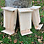 Set of 3 Wooden Bat Boxes with Landing Perch