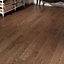 Set of 36 Brown Rustic Lifelike Wood Grain Effect Self Adhesive PVC Flooring Planks Waterproof, 5m² Pack