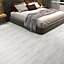 Set of 36 Grey Waterproof Rustic Lifelike Wood Grain Self Adhesive PVC Laminate Flooring Planks, 5m² Pack