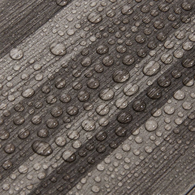 Set of 36 Grey Wood Grain Effect Self Adhesive Plank PVC Flooring Waterproof Covering 5m²