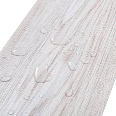 Set of 36 Rustic Wood Grain Self Adhesive Plank PVC Vinyl Flooring, 5m² Pack