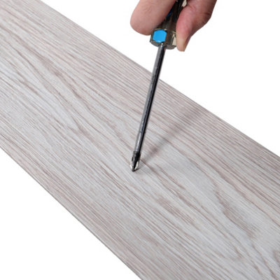 Set of 36 Rustic Wood Grain Self Adhesive Plank PVC Vinyl Flooring, 5m² Pack