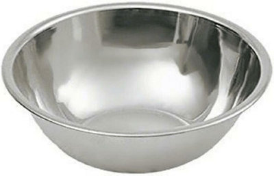 set of 4 16cm Stainless Steel Deep Mixing Bowl Kitchen Cooking Salad Fruit Serving New