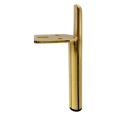 Set of 4 18cm Gold Metal Replacement Furniture Legs for Cabinet Table  Cupboard Chair Bed Wardrobe and Sofa