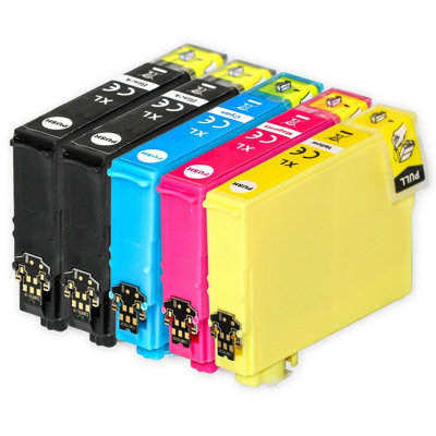 Set of 4 & 1x Black 29XL Compatible Ink Cartridges