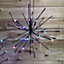 Set Of 4 45cm Premier Christmas Indoor Outdoor Sparkle Ball Twinkling LED Lights in Rainbow